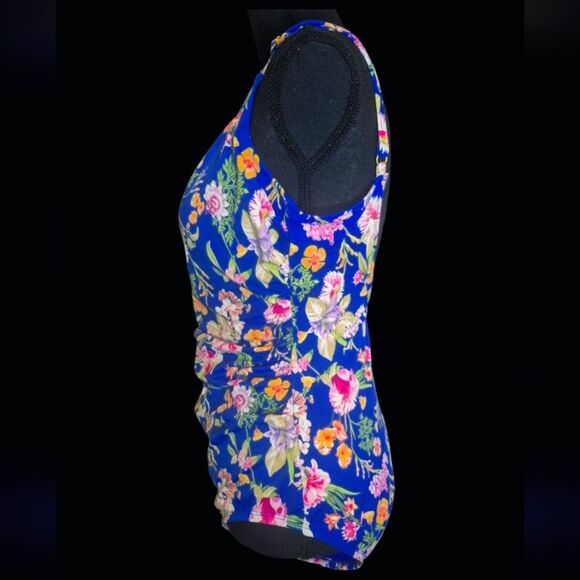Splash into Style with Time and Tru Floral Swimsuit - Size XL (16-18) - Picture 2 of 7